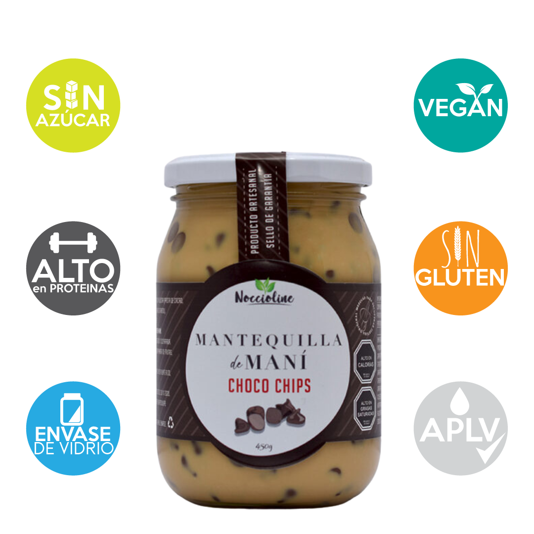Mantequilla de Maní ChocoChips 450g
