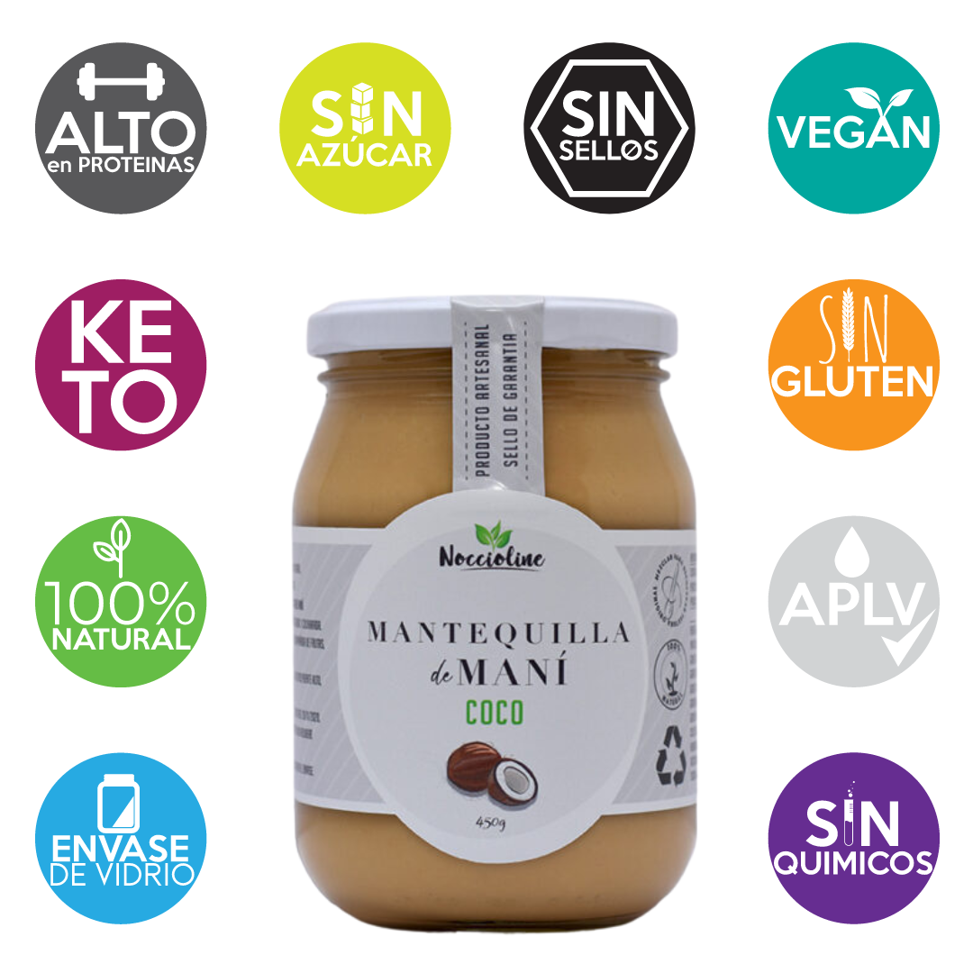 Mantequilla de Maní Coco 450g